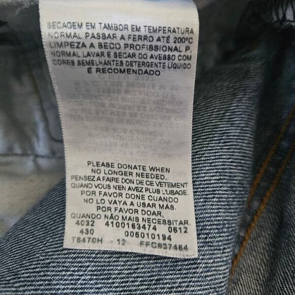 Levi's 501 denim jeans 2012 button fly 31x32 - Picture 4 of 7